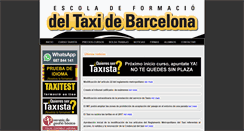 Desktop Screenshot of escolataxibarcelona.com